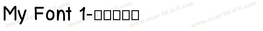My Font 1字体转换